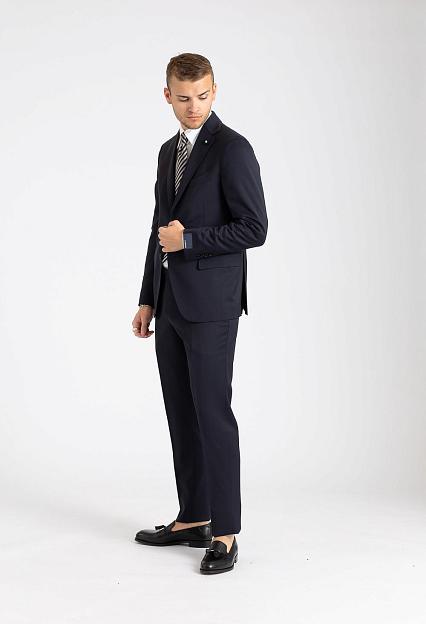 LARDINI Man Woven Suit Navy